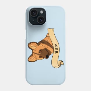 African "Wild" Dog Banner Phone Case