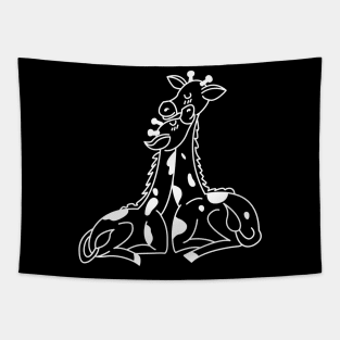 Giraffe Family Tapestry