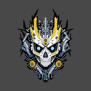 Mecha Skull S01 D71 T-Shirt