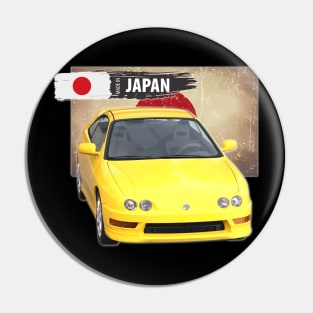 Yellow Acura Integra 1999 06 Pin