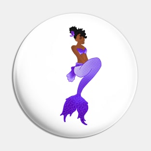 Purple Mermaid V2 Pin