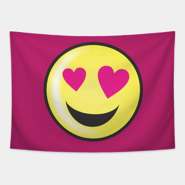 Emoticon Love Tapestry by MichelMM