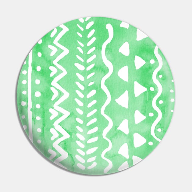 Loose boho chic pattern - green Pin by wackapacka