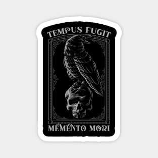Tempus Fugit Memento Mori Latin Phrase Gift Magnet
