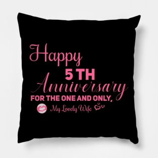 Happy 5th anniversary for the one and only, My lovely wife Pillow