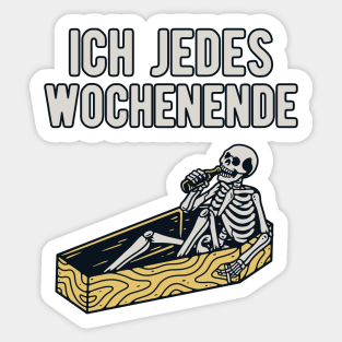 Saufen Spruch Stickers Teepublic