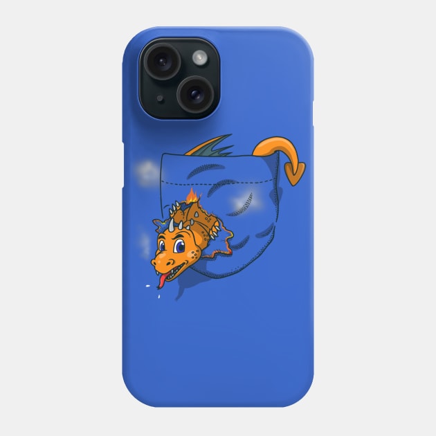 Cute Fantasy Book Movie Dragon Monster Pocket Design Cartoon Phone Case by BoggsNicolas