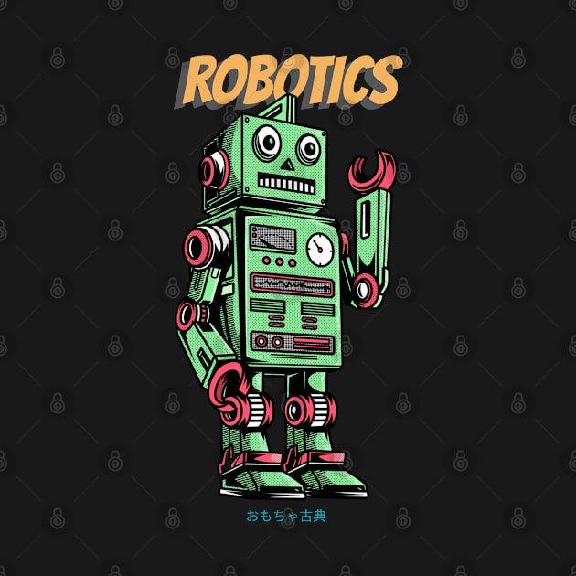 VINTAGE ROBOT by Merchmatics