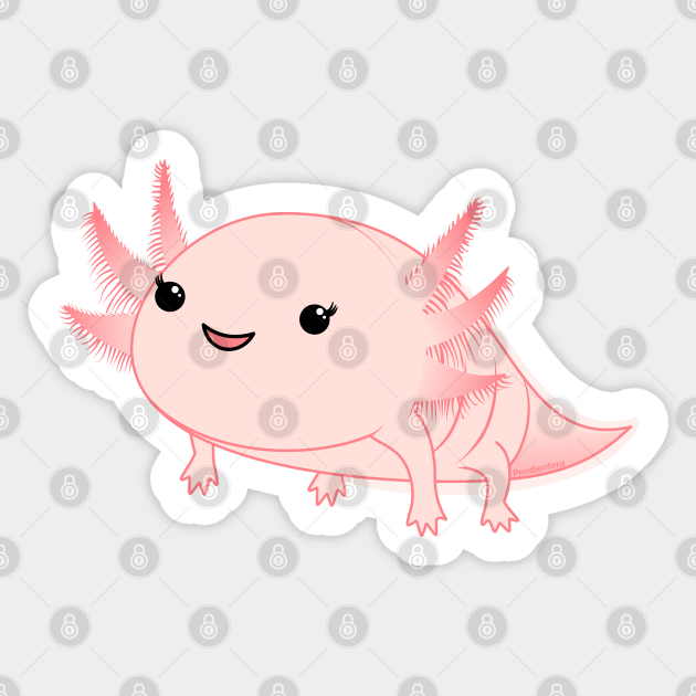 Axolotl Baby Kawaii Axolotl Aufkleber Teepublic De Axolotl Baby Kawaii Axolotl Aufkleber Teepublic De