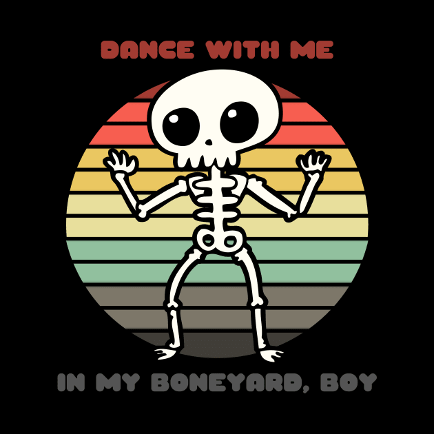 Sunset Skeleton / Dance With Me in My Boneyard, Boy by nathalieaynie