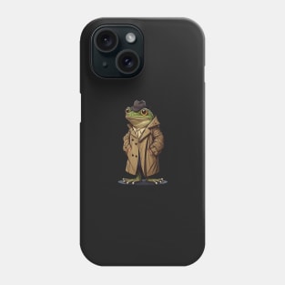 Detective frog Phone Case