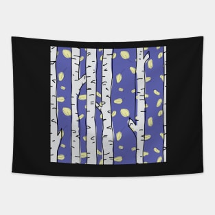 Birch Trees Tapestry