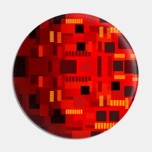 Abstract Red and Yellow Pin