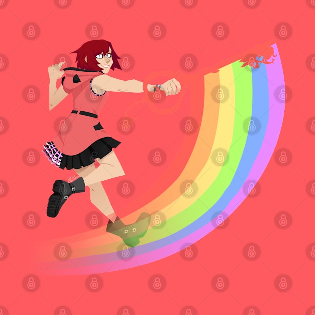 Rainbow Kairi by VenaCoeurva