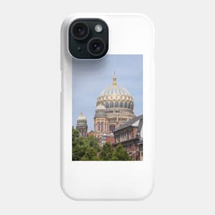 New Synagogue, Oranienburger Strasse,, Berlin, Germany Phone Case