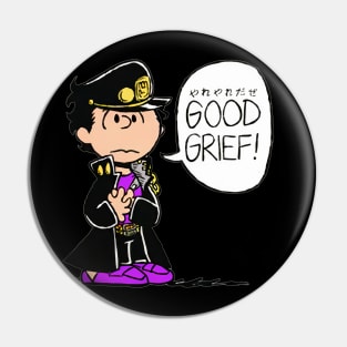 Jotaro Peanuts Style Pin