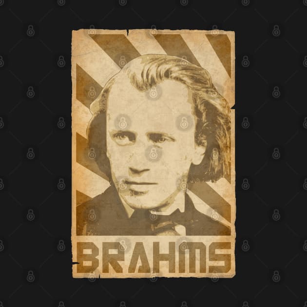 Johannes Brahms Retro by Nerd_art