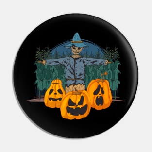 Fall Scarecrow Pin