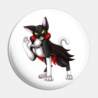 VampiCat: Tuxedo Bicolor Pin