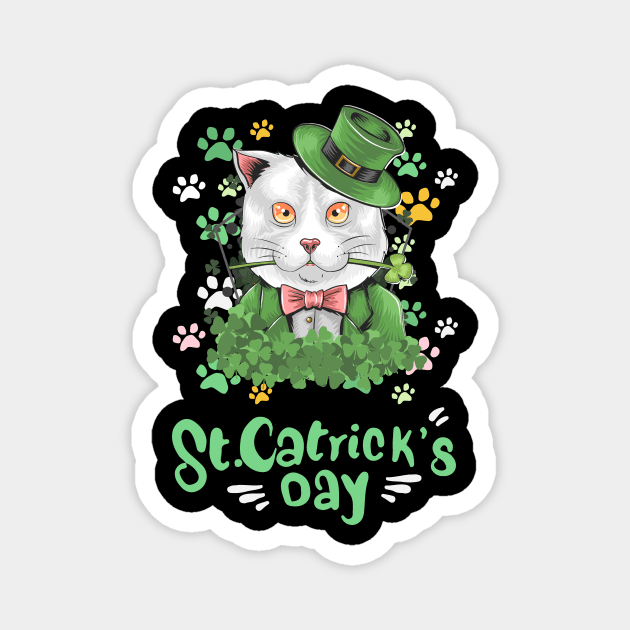 Saint Patrick's Catrick's Day Magnet by The WYLD Tribe
