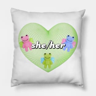 she/her pronouns Pillow