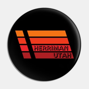 Herriman Utah T-Shirt Retro City Souvenir Gift US State Vintage 80s 70s Pin