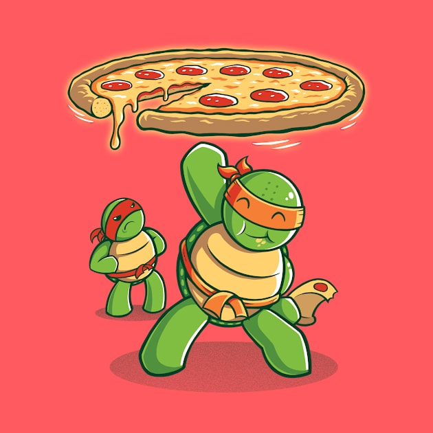 Delicious Disk Attack - Ninja Turtles by TrulyEpic