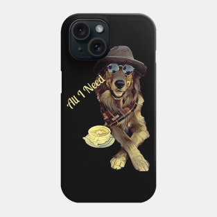 All I Need Is Dogs And Coffee - Dog Lovers Dogs Phone Case