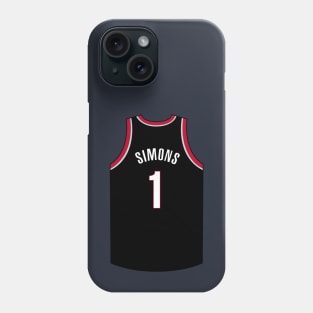 Anfernee Simons Portland Jersey Qiangy Phone Case