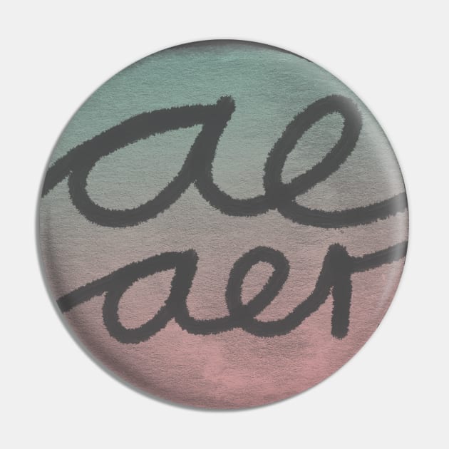 Ae Pronoun Pride Pin by inSomeBetween