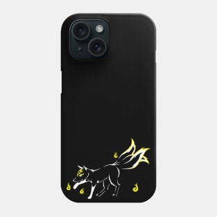 Kitsune (white and yellow) Phone Case