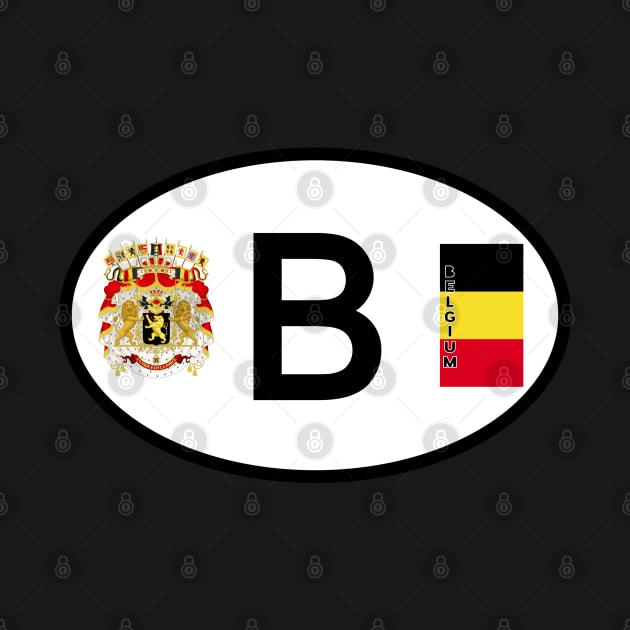 Belgium car country code by Travellers