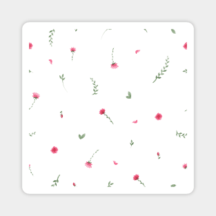 Elegance Seamless pattern with flowers Magnet