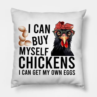 I can by myself,Chicken  I can get my own eggs Pillow