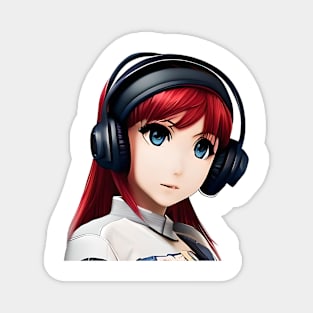 Anime Gamer Girl Magnet