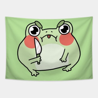 Angy frog Tapestry