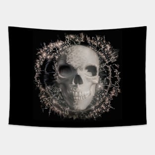 Human Skull Tapestry