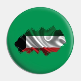 The Flag of Kuwait Pin