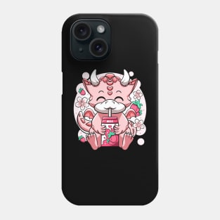 Strawberry Milk Little Dragon Lovers Cute Anime Pink Kawaii Phone Case