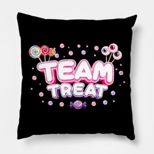 Team Treat Costume for  Trick or Treaters Pillow