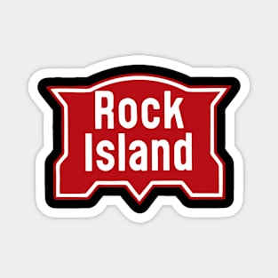 Rock Island Railroad Magnet