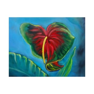 Red Anthurium T-Shirt