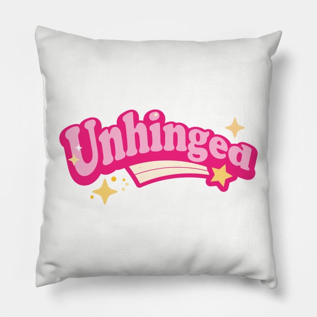 Unhinged Pillow by blatant.cashgrab