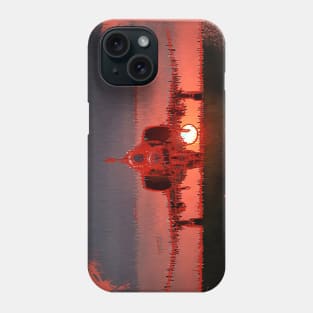 Military Fighter Jet Sunset Phone Case