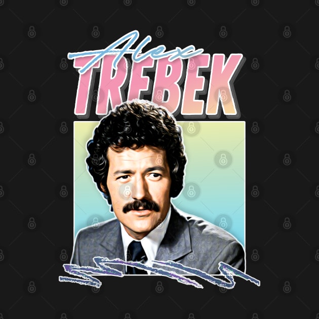 Alex Trebek / Retro Vintage Aesthetic Fan Design by DankFutura