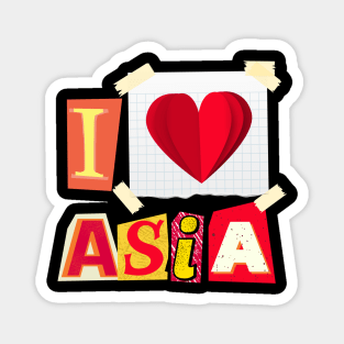 I love Asia Magnet