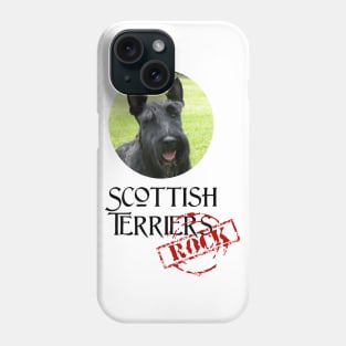 Scottish Terriers Rock! Phone Case