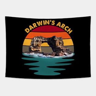 Darwin's arch vintage Tapestry