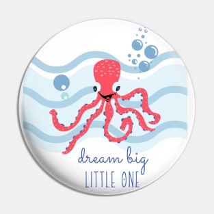 Water Octopus Pin