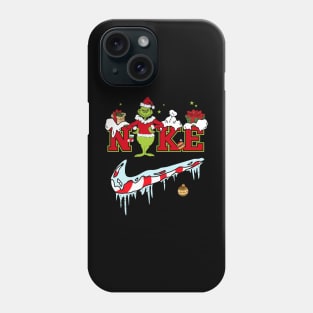 Funny Christmas Grinch Nke Christmas Grinch Snow Phone Case